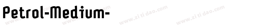 Petrol-Medium字体转换