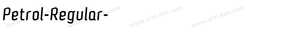 Petrol-Regular字体转换