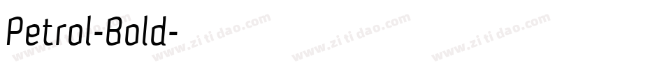 Petrol-Bold字体转换