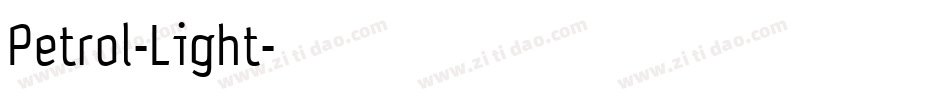 Petrol-Light字体转换