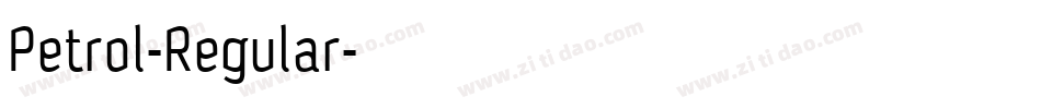 Petrol-Regular字体转换