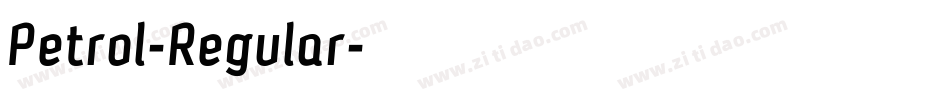 Petrol-Regular字体转换