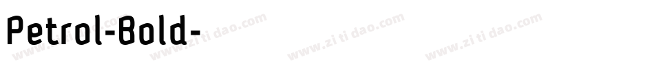 Petrol-Bold字体转换