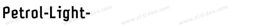 Petrol-Light字体转换