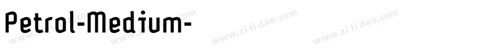 Petrol-Medium字体转换