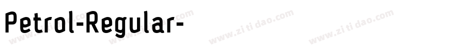 Petrol-Regular字体转换