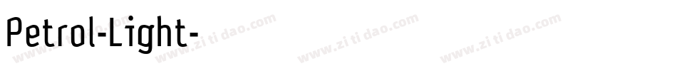 Petrol-Light字体转换
