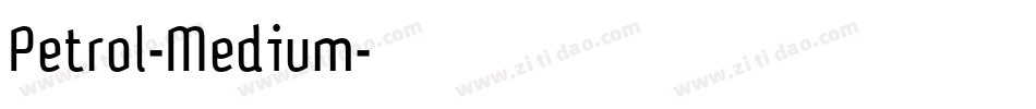 Petrol-Medium字体转换