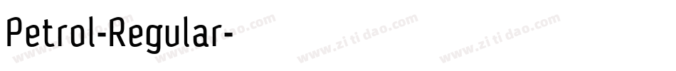 Petrol-Regular字体转换