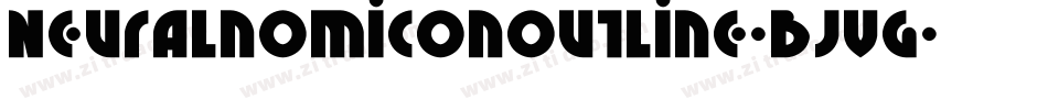 NeuralnomiconOutline-BJVG字体转换