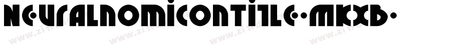 NeuralnomiconTitle-MKxB字体转换