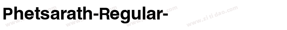 Phetsarath-Regular字体转换