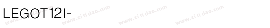 LEGOT12I字体转换