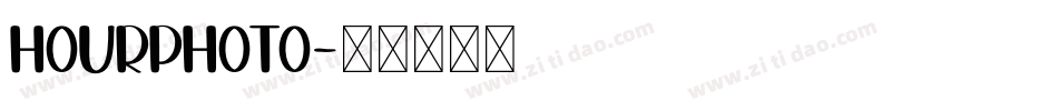 HourPhoto字体转换