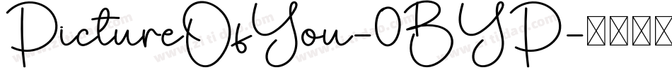 PictureOfYou-0BYP字体转换
