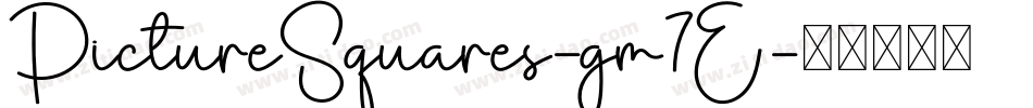 PictureSquares-gm7E字体转换