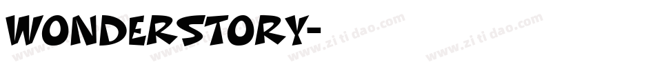 Wonderstory字体转换