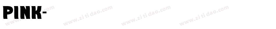 PINK字体转换