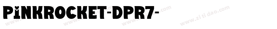 PinkRocket-dpR7字体转换