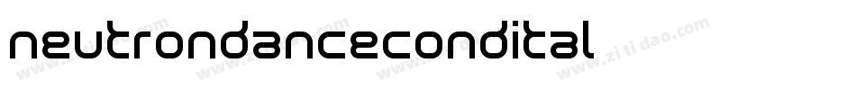 neutrondancecondital字体转换