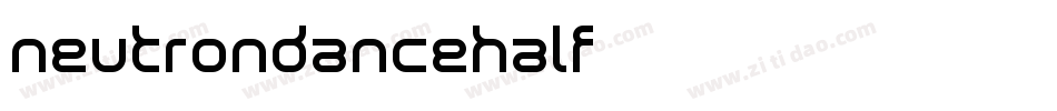 neutrondancehalf字体转换