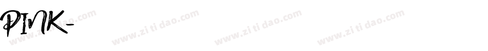 PINK字体转换