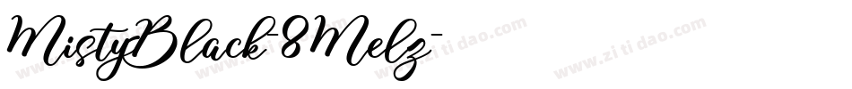 MistyBlack-8Melz字体转换