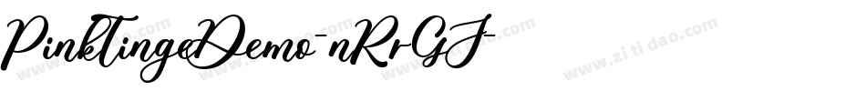 PinkTingeDemo-nRrGJ字体转换