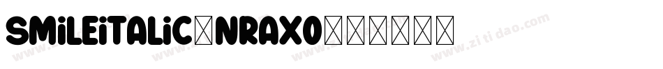 SmileItalic-nRAx0字体转换