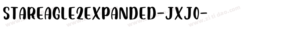 StarEagle2Expanded-jxj0字体转换