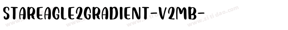 StarEagle2Gradient-V2MB字体转换