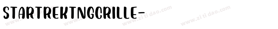 StarTrekTNGCrille字体转换