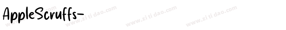 AppleScruffs字体转换