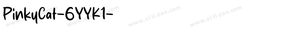 PinkyCat-6YYK1字体转换