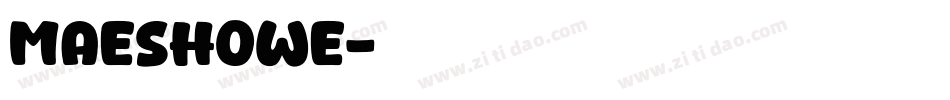 Maeshowe字体转换