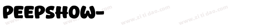 PeepShow字体转换