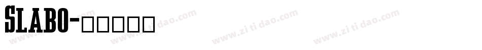 Slabo字体转换