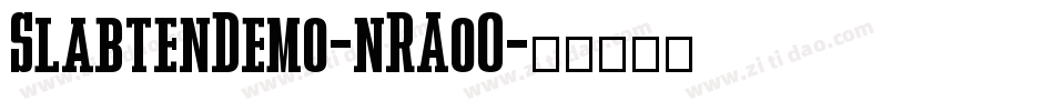 SlabtenDemo-nRAo0字体转换