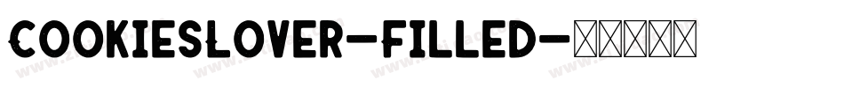 CookiesLover-Filled字体转换
