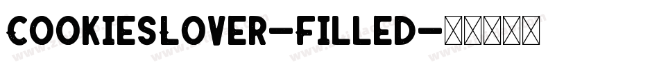 CookiesLover-Filled字体转换