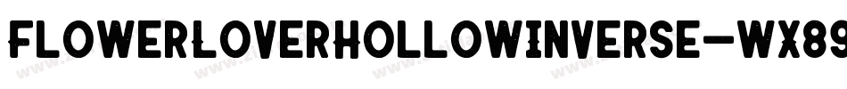 FlowerLoverHollowInverse-wX89字体转换