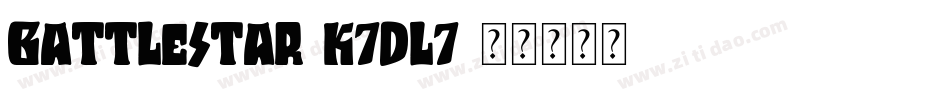 BattleStar-K7dl7字体转换