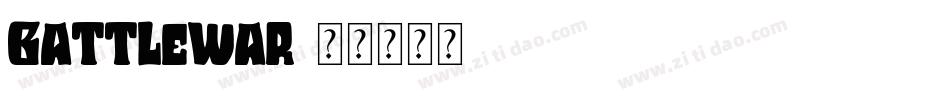 BattleWar字体转换