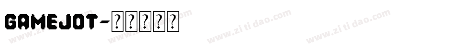 Gamejot字体转换