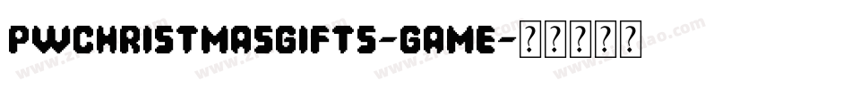 Pwchristmasgifts-gAME字体转换