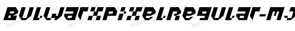 BulwarxPixelRegular-Mjvr字体转换