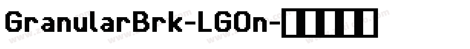 GranularBrk-LG0n字体转换