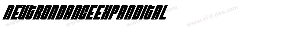 neutrondanceexpandital字体转换
