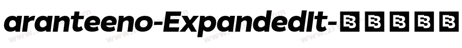 aranteeno-ExpandedIt字体转换