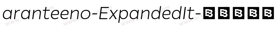 aranteeno-ExpandedIt字体转换